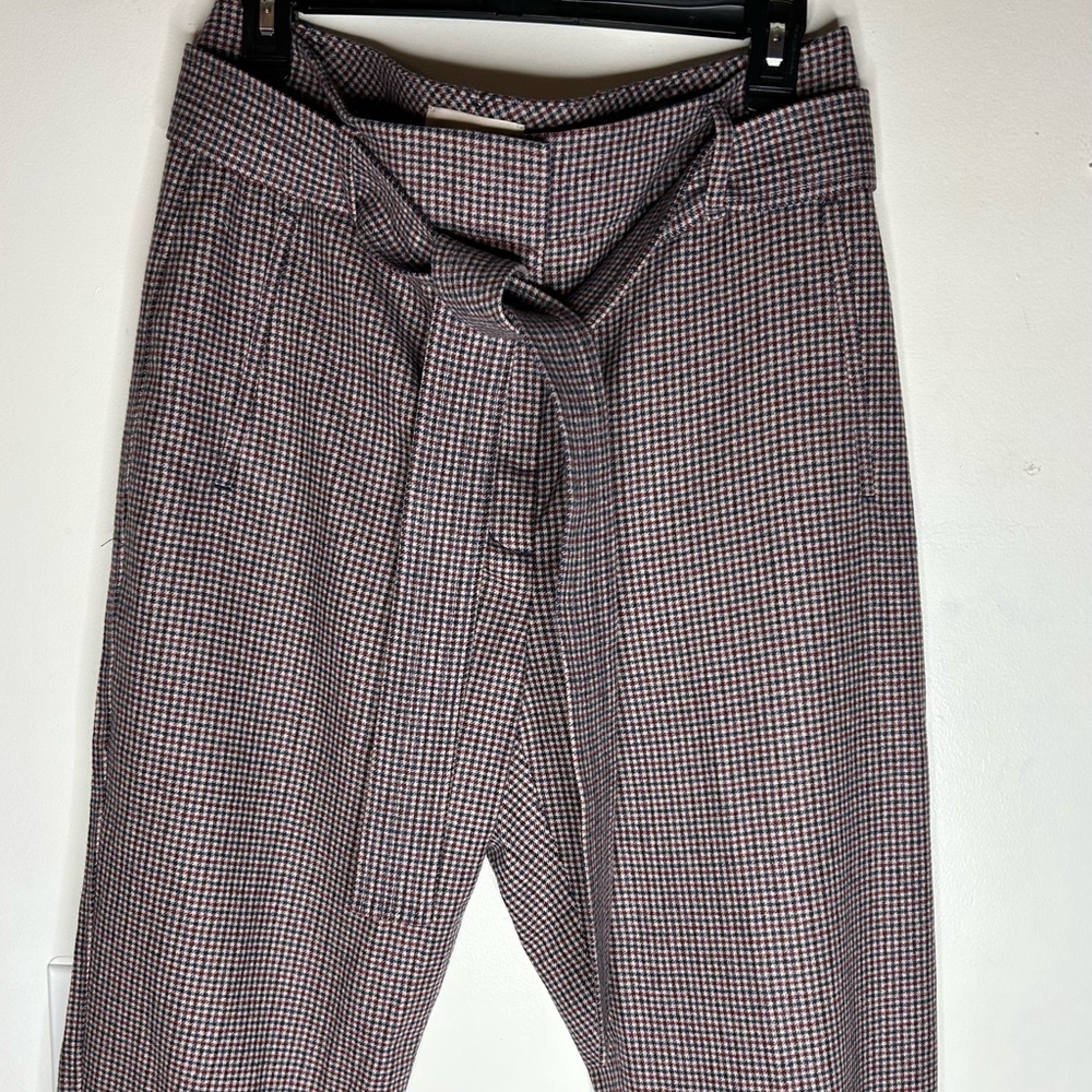 Aritzia Wilfred Tied Front Wool Blend Trousers Size 12